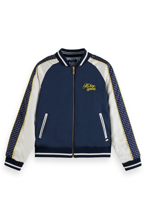 EMBROIDERED BOMBER WITH CONTRAST DETAIL NIGHT 4