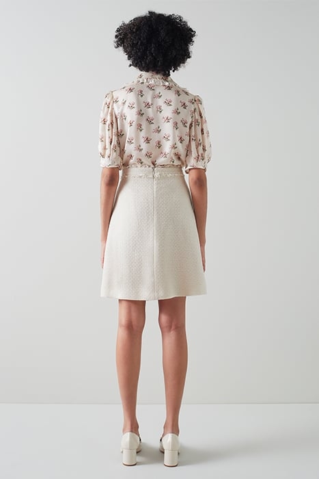 SK ADA METALLIC BOX PLEAT CREAM 3