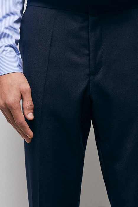 SUIT TROUSERS WITH ELASTIC BELT NAVY 5