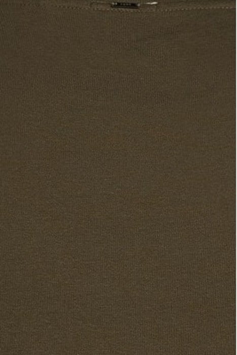 KHAKI COTTON ROUND NECK T-SHIRT KHAKI 5