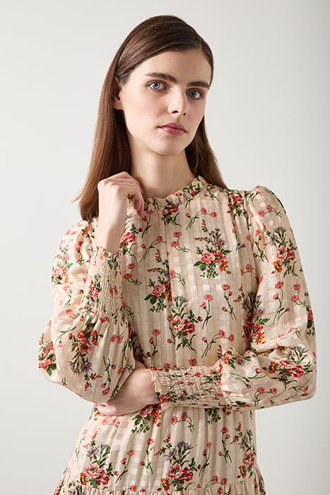 DR FLORA WILDFLOWER DRESS CREAM 4