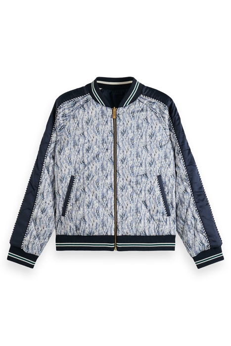 EMBROIDERED BOMBER WITH CONTRAST DETAIL NIGHT 6