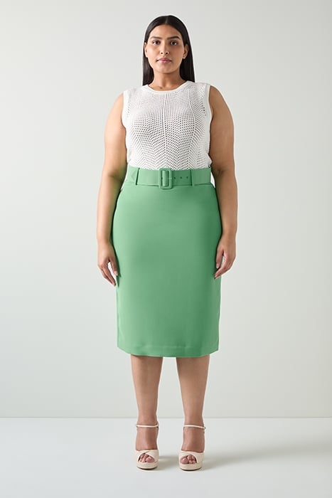 SK TABITHA PENCIL SKIRT GREEN 1