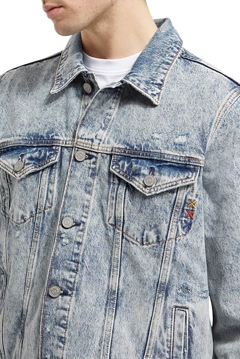 DENIM TRUCKER JACKET HEADLINE ACT 7