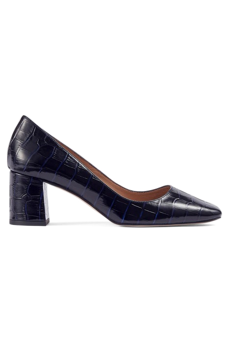 CC SALLY SQUARE TOE HEEL NAVY 1