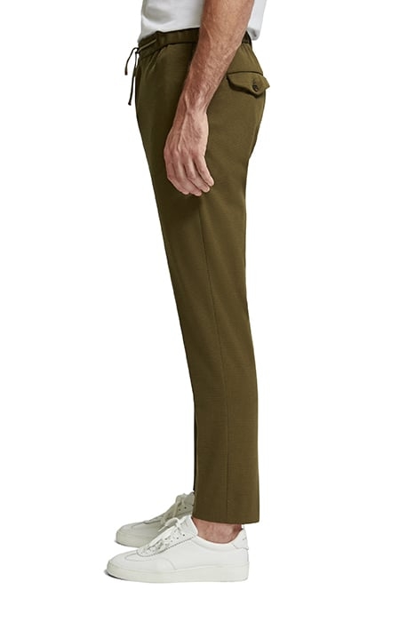 FINCH - REGULAR TAPERED-FIT YARN-DYED KNITTED JOGGER ALGAE 3