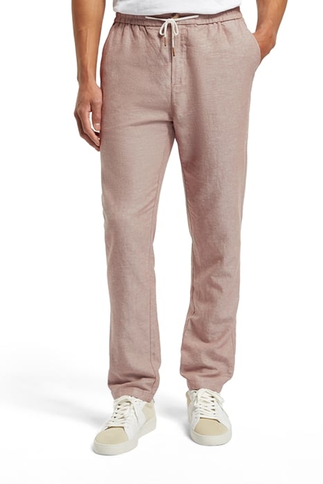 WARREN - COTTON/ LINEN TWILL JOGGER DRIFTWOOD 1