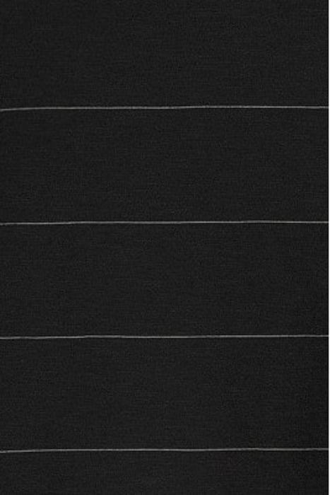 BLACK T-SHIRT WITH ECRU STRIPES BLACK 5