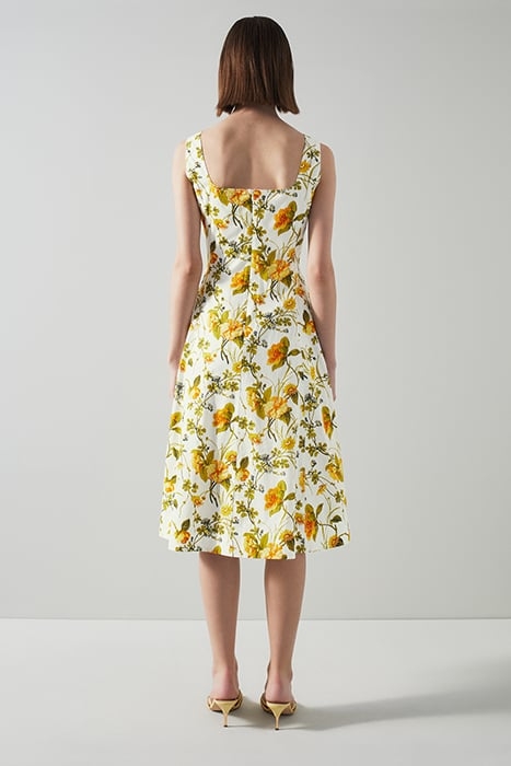 DR URSULA - CHINE FLORAL MULTI 2