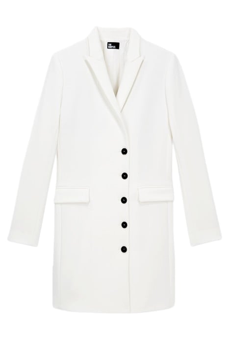 LONG-SLEEVED TAILORED DRESS ECRU 1