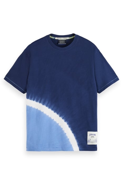 PLACED TIE DYE T-SHIRT NAVY BLUE 1
