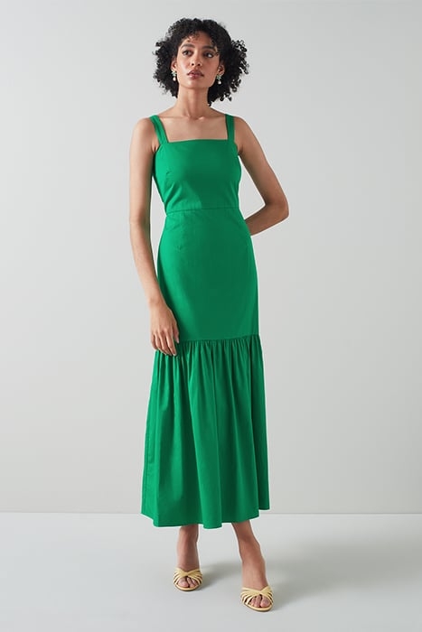 DR ESSIE - STRAPPY COTTON FERN GREEN 2