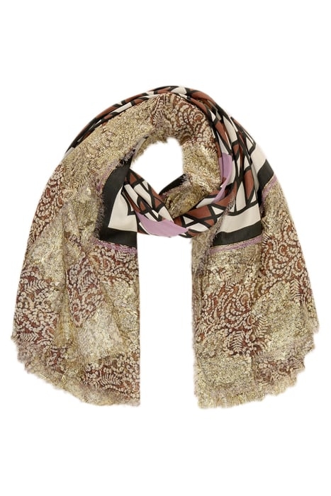 SCARF GRAPHIC PRINT SCARF MULTICOLOUR 1