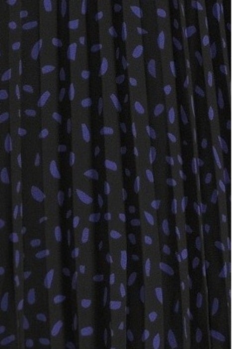 BLACK REDESIGNED POLKA DOT BLOUSE WITH PLEATED BACK 5