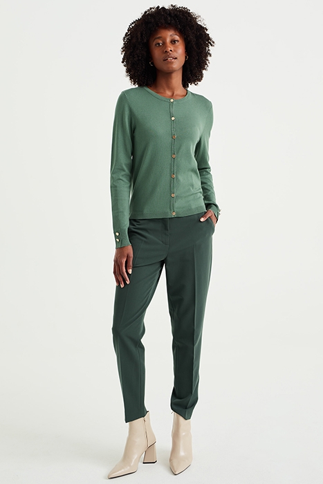 KNITTED CARDIGAN MOSS GREEN 3