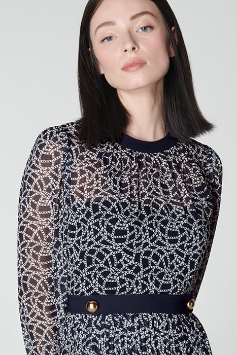 DR DENEUVE ROPE PRINT MIDNIGHT 4