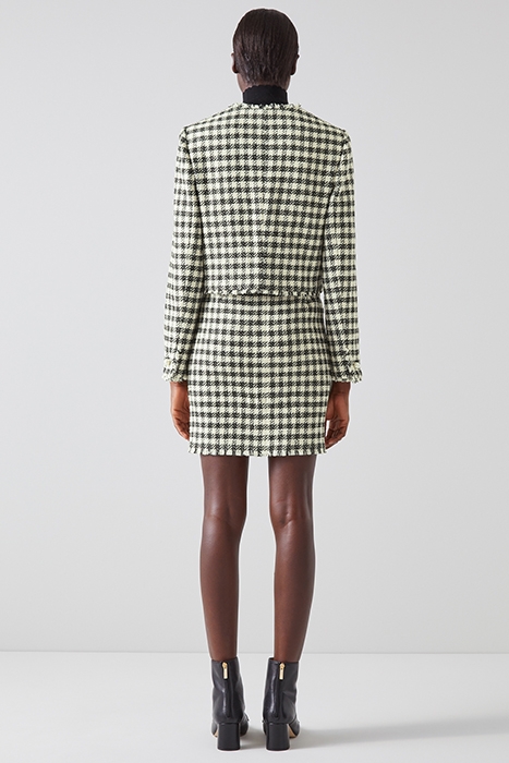 JK KEELER GINGHAM BLACK/CREAM 3