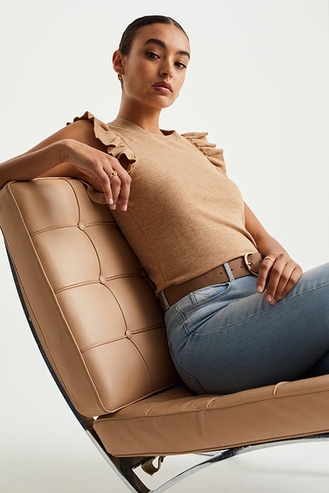 KNITTED PULLOVER BEIGE 5