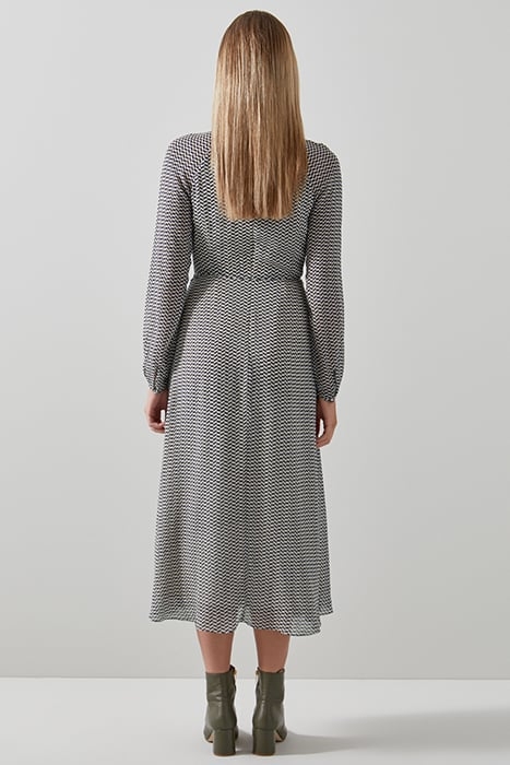 DR ADDISON GRAPHIC PRINT NAVY/CREAM 2