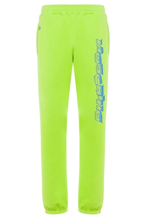 MOSCHINO SURF LOGO FLEECE JOGGERS GREEN 3