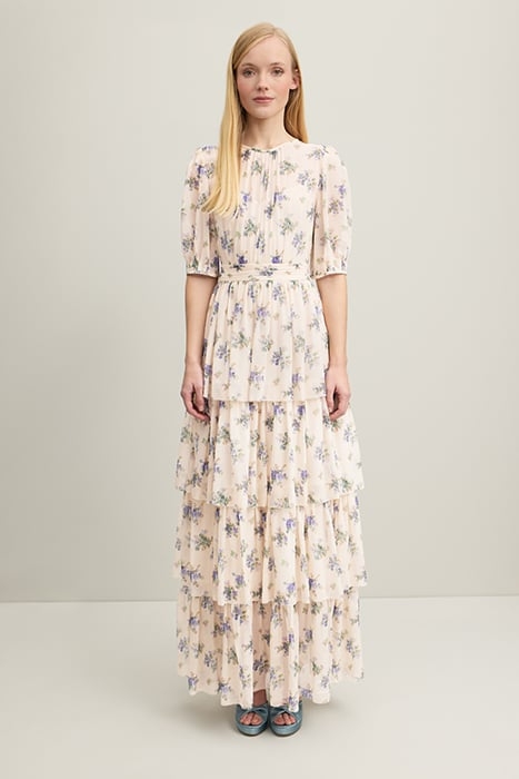 DR BOUVIER TIERED DRESS CREAM 1