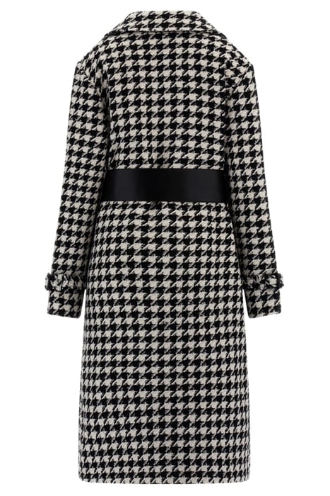 NATASHA COAT PIED DE POULE BLACK/ 5