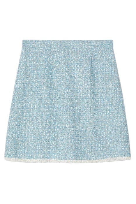 SK KARIS TWEED SKIRT BLUE/CREAM 3