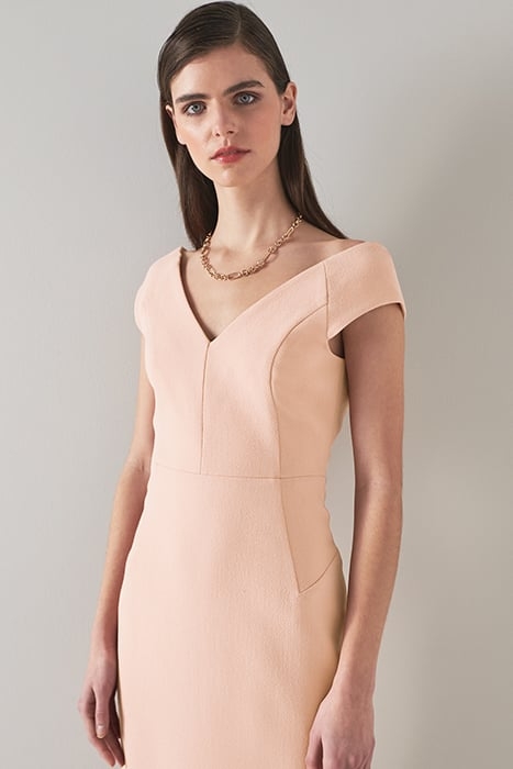 DR EDEN - V NECK OFF SHOU LIGHT PINK 4