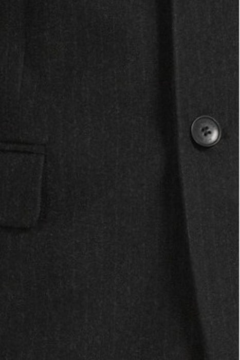 CHARCOAL PINSTRIPE SUIT JACKET ANTHRACITE 5