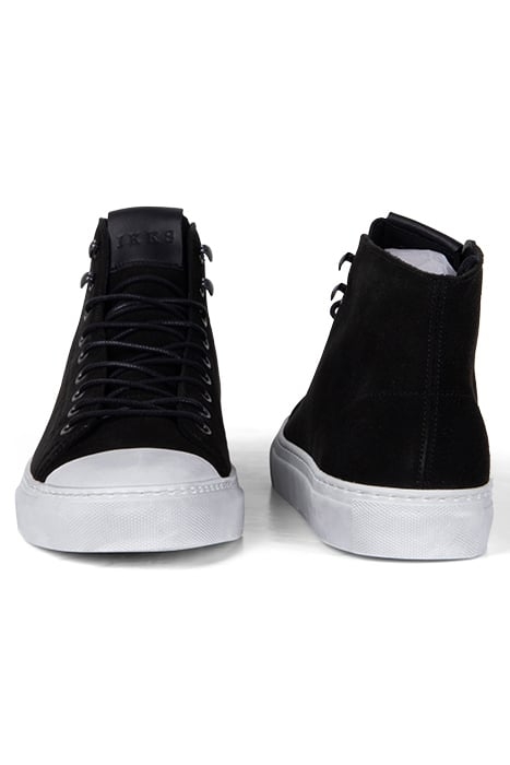 BLACK SUEDE HIGH-TOP TRAINERS BLACK 2