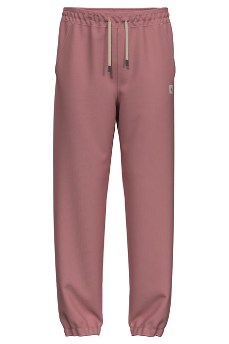 ESSENTIAL LOGO BADGE SWEATPANTS WEATHERED PINK 1