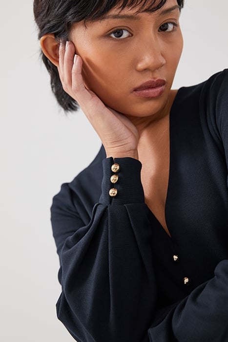 DR JENNY - BUTTON DETAIL NAVY 4