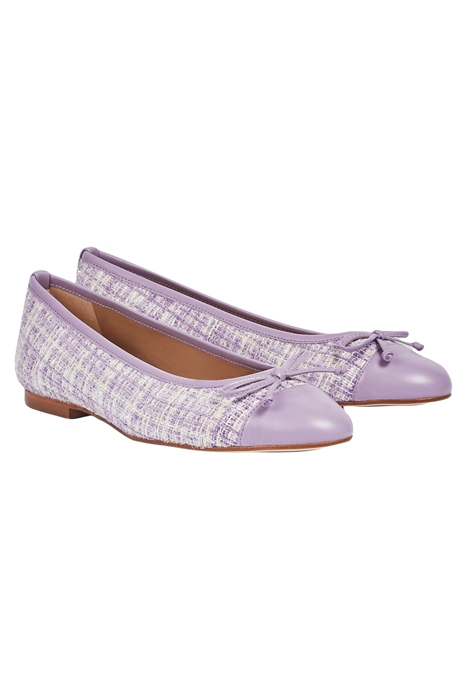 FL KARA TWEED BALLERINA LILAC 1