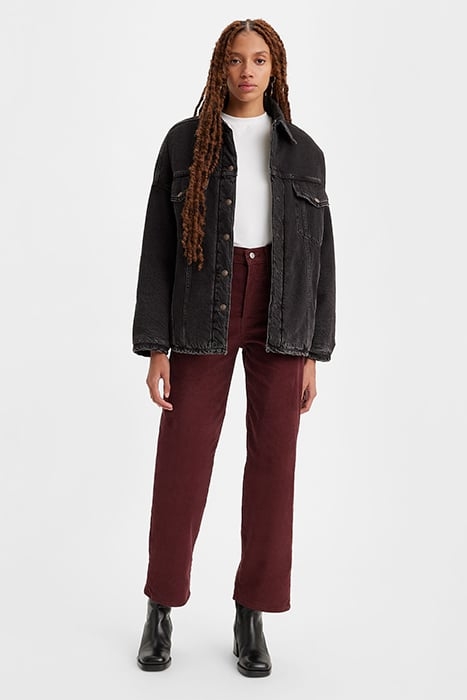 RIBCAGE STRAIGHT JEANS RED 5