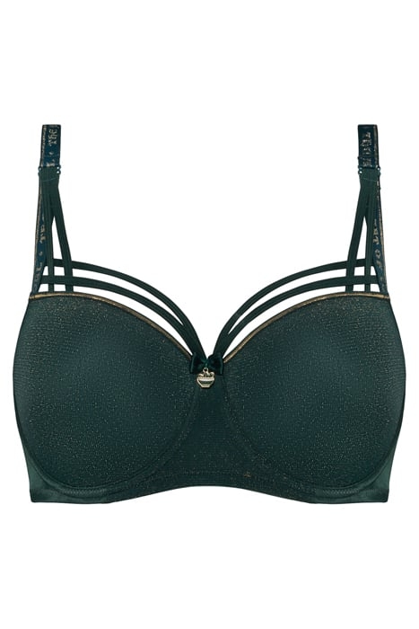 DAME DE PARIS PINE GREEN AND GOLD LUREX 2