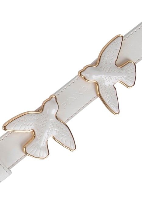 LOVE BERRY EVOLUTION H2 BELT VITELLO SPAZZOLATO WHITE + WHIT 2