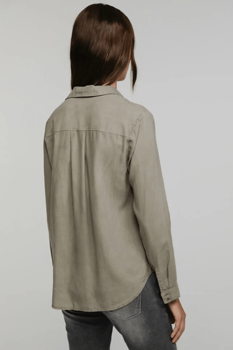 TWO POCKET CLASSIC BUTTON DOWN SOFT ARMY 2