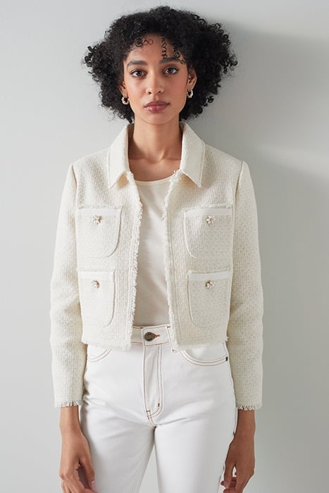 JK ADA METALLIC TWEED AND CREAM 1