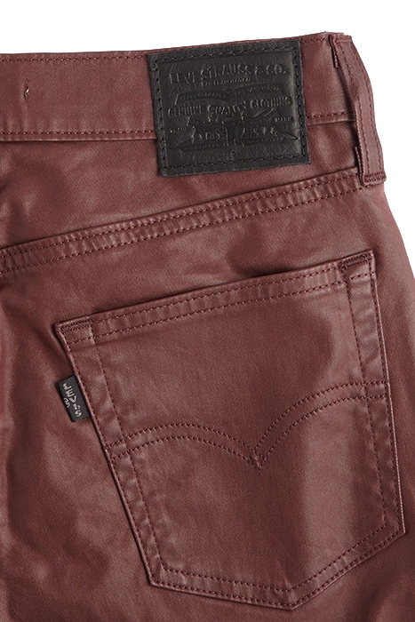 724 LEATHER PANT BROWN 8