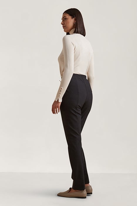 SLIM TECHNICAL FABRIC TROUSERS BLACK 2