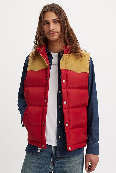 WESTERN BODYWARMER RED 5