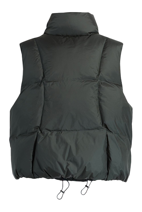 PILLOW PUFFER GILET IN GREEN 4