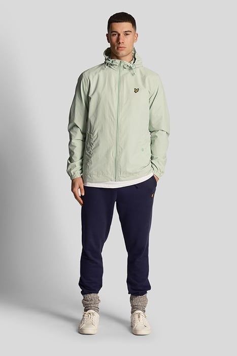 ZIP THROUGH HOODED JACKET TURQUOISE SHADOW 1