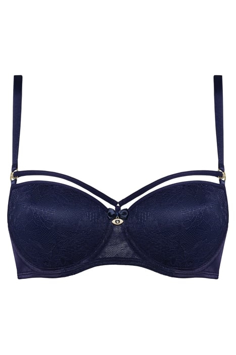SPACE ODYSSEY EVENING BLUE LACE BALCONY BRA 3