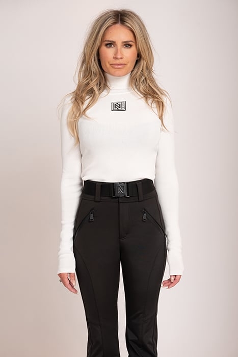 JOLIE SKI TURTLE NECK STAR WHITE 1