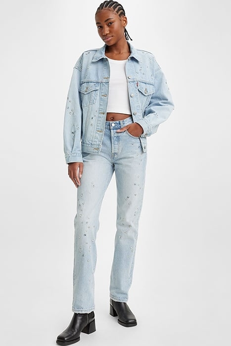 501 STRAIGHT JEANS BLUE 6