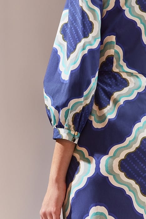 DR DANIELA- TIE FRONT KAF NAVY MULTI 7