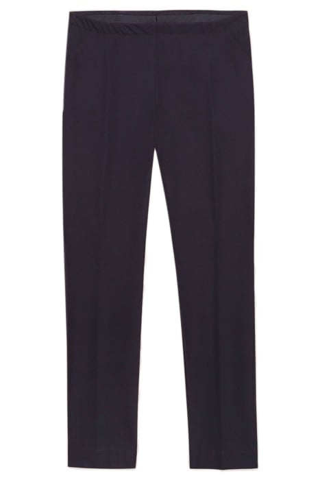SLIM TECHNICAL FABRIC TROUSERS BLUE 4