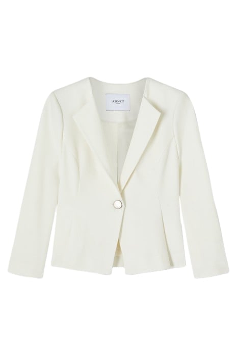 SKY PEPLUM BLAZER IVORY 3