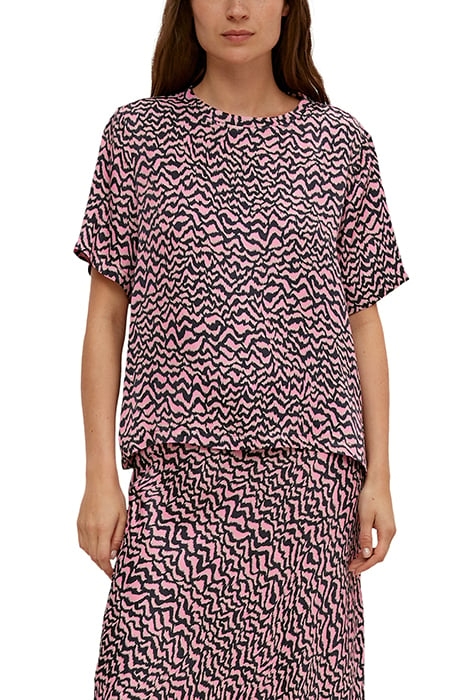 COMMA BLOUSES GREY/BLACK 1